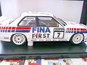 【送料無料】模型車　スポーツカー　＃フィナジョニーダイカストbmw m3 e30 dtm7 1992 fina johnny cecotto diecast 118 autoart 89246
