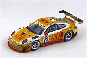 【送料無料】模型車　スポーツカー　ポルシェ911 9972 gt3 rチームlkm gtカップ72マカオgp 2014モダン118 18sa001porsche 911 9972 gt3 r team lkm gt cup 72 macau gp 2014 spark 118