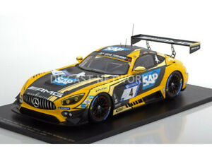 【送料無料】模型車　スポーツカー　listingspark 118メルセデスamg gt32018nurburgring2eme 24h 18sg028 listingspark 118 mercedes amg gt3 2eme 24h nurburgring 2018