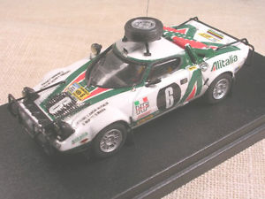 【送料無料】模型車　スポーツカー　ランチアstratos alitalia gr4 サファリラリー1976ムナーリmaigaアリーナ143lancia stratos alitalia gr4 safari rally 1976 munari maigaarena 143