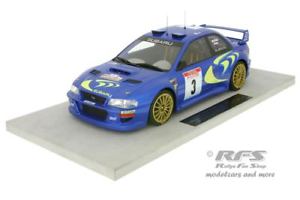 【送料無料】模型車　スポーツカー　スバルimpreza wrc s4ラリーde1998コリンマクレー118トップsubaru impreza wrc s4 rallye tour de corse 1998 colin mcrae 118 top marques