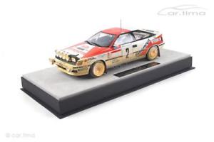 【送料無料】模型車　スポーツカー　トヨタセリカモンテカルロtoyota celica st 165winner rallye montecarlo 1991dirty versiontop marq