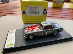 【送料無料】模型車　スポーツカー　bbrフェラーリ250 gtz zagatoシャシー0537gt gpdeローマ1956 143 lugliobbr ferrari 250 gtz zagato chassis 0537gt gp de rome 1956 143 lugli｜hokushin