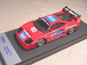 【送料無料】模型車　スポーツカー　フェラーリシリーズゴールドferrari f40 imsa 1990 jabouille bbr series gold 143 true｜hokushin