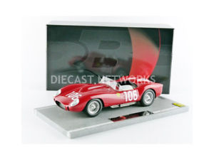 【送料無料】模型車　スポーツカー　フェラーリタルガフロリオbbr 118 ferrari 250 trtarga florio 1958bbrc 1801｜hokushin