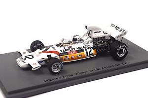 【送料無料】模型車　スポーツカー　mclaren m19a 1st south african gp1972denis hulme 143 spark s4292 resin mclaren m19a 1st south african gp 1972 denis hulme