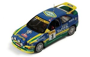 【送料無料】模型車　スポーツカー　143フォードエスコートコスワースyaccoモンテカルロ1996pbernardini143 ford escort cosworth yacco winner rally monte carlo 1996 pbernardini