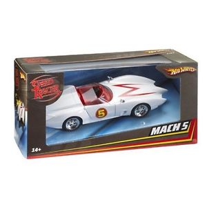 【送料無料】模型車　スポーツカー　マテルホットホイールスピードレーサーマッハモデルカーバージョンmattel hot wheels m5978 2008 speed racer mach 5 model car movie version 124th