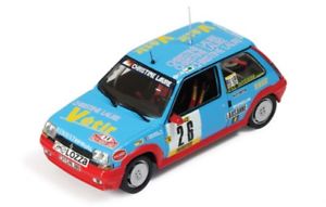 【送料無料】模型車　スポーツカー　ルノーターボラリーモンテカルロ＃143 renault 5 gt turbo rally monte carlo 1988 26 emauffrey