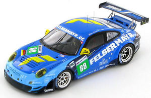 【送料無料】模型車　スポーツカー　ポルシェグアテマラ＃ルマンporsche 911 997 gt3 rsr felbermayr 88 le mans 2011 143 s3420