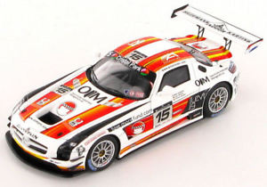 【送料無料】模型車　スポーツカー　メルセデスsls amg15スパ242011143 sb024mercedes sls amg 15 spa 24hrs 2011 143 sb024