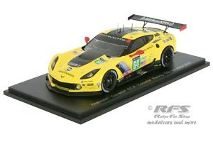 【送料無料】模型車　スポーツカー　シボレーコルベットルマンギャビンミルナーテイラースパークchevrolet corvette c7r 24h le mans 2016 gavin milner taylor 143 spark 5132