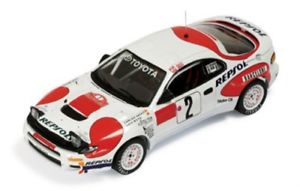 【送料無料】模型車　スポーツカー　トヨタセリカグアテマラレプソルラリーモンテカルロサインツモヤ143 toyota celica gtfour repsol rally monte carlo 1992 csainz lmoya