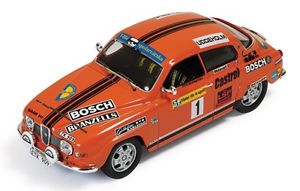 【送料無料】模型車　スポーツカー　サーブラリースウェーデン143 saab 96 v4 rally sweden 1975 sblomqvist hsylvan