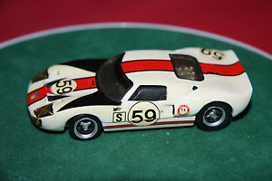 【送料無料】模型車　スポーツカー　グランプリモデル＃フォードルマンホワイトメタルモデルhand built 143 grand prix models 59 ford gt40 le mans 1966 white metal model
