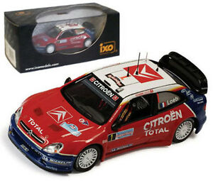 【送料無料】模型車　スポーツカー　ネットワークシトロエンクサライタリアラリーローブスケールixo ram191 citroen xsara wrc italian rally 2005 s loeb 143 scale