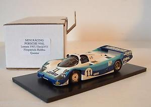 【送料無料】模型車　スポーツカー　ミニ143ポルシェ956ポンド24hlemans 198311 jデービッドフィッツパトリックホッブズ