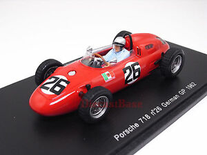 【送料無料】模型車　スポーツカー　スパークポルシェ＃ドイツグランプリspark s1863 143 porsche 718 26 german gp 1962 nino vaccarella grand prix resin 17,736円