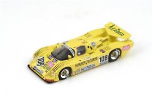 【送料無料】模型車　スポーツカー　sauber c 6n108 13th lm1987hervaletjf yvonbourjade 143スパークs4082モデルsauber c 6 n108 13th lm 1987 hervaletjf yvonbourjade 143