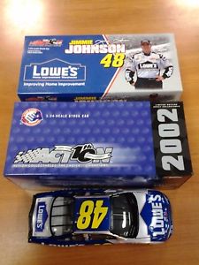 【送料無料】模型車　スポーツカー　ジミージョンソン48ロウ2002モンテカルロアクションnib102412nascar124jimmie johnson 48 lowes 2002 monte carlo action nib 102412 nascar car 124