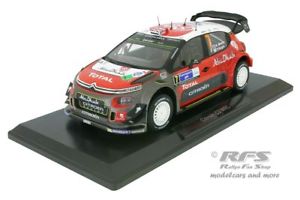 【送料無料】模型車　スポーツカー　メキシコ2017citroen c3 wrc kris meeke118 norev 181632citroen c3 wrc kris meeke rally mexico 2017 rally 118 norev 181632
