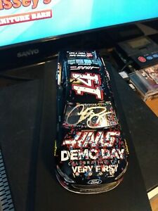 【送料無料】模型車　スポーツカー　2018clint bowyer4 haas demo days martinsville win124wcoaサイン2018 clint bowyer autographed 4 haas demo days martinsville win｜hokushin