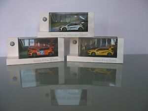 【送料無料】模型車　スポーツカー　カップシルバーオレンジイエロースパークキャビネット 3 * vw scirocco rcup silver orange yellow spark advertising 143 cabinet ovp