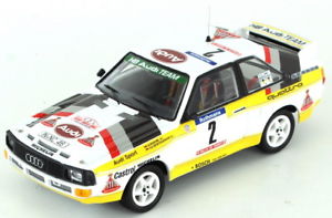 【送料無料】模型車　スポーツカー　アウディquattroスポーツswbレール geistdorferde1984143trofeuaudi quattro sport swb rohrl geistdorfer tour de corse 1984 143 trofeu