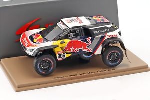 【送料無料】模型車　スポーツカー　peugeot 3008 dkrマキシ306 sloeb dakarラリー2018143 sparkpeugeot 3008 dkr maxi 306 sloeb dakar rally 2018 143 spark
