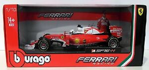 【送料無料】模型車　スポーツカー　burago 118scale f1 2016sebastian vettel diecast car inwindow boxburago 118 scale f1 2016 sebastian vettel diecast car in w