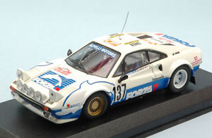 【送料無料】模型車　スポーツカー　フェラーリ308137モンテカルロ1982 zamborlini 143モデルferrari 308 137 retired accident monte carlo 1982 zamborlini 143 model 17,486円