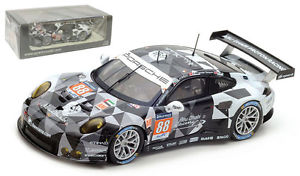 【送料無料】模型車　スポーツカー　スパークポルシェ＃アブルマンスケールspark s5142 porsche 911 rsr 88 abu dhabiproton le mans 2016 143 scale｜hokushin 20,425円