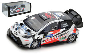【送料無料】模型車　スポーツカー　スパークトヨタヤリスプレゼンテーションフィンランドグロンホルムspark s5170 toyota yaris wrc vip presentation finland 2017 m gronholm 143｜hokushin