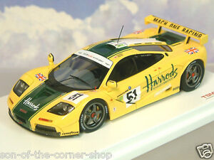 【送料無料】模型車　スポーツカー　ハロッズマクラーレン＃ルマンウォレスベルベルtsm truescale 143 harrods mclaren f1 gtr 51 3rd le mans 1995 wallacebellbell