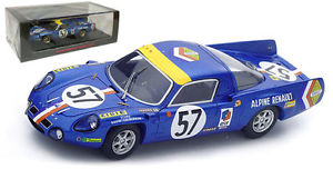 貨物輸送無料 パターン車 スポーツカー スパークアルパインルノー クラスルマンスケイルspark S4372 Alpine Renault 10 57 1600cc Class Winner Le Mans 1968 143 Scale Ambatol Com Ec