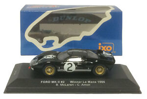 【送料無料】模型車 スポーツカー ネットワークフォード#ルマンマクラーレンアモンスケールixo lm1966 ford mk ii 2 le mans winner 1966 b mclarenc amon 143 scale|hokushin