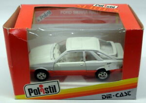 【送料無料】模型車　スポーツカー　polistil 125ダイカストモデルカー02212フォードpolistil 125 scale diecast model car 02212 ford sierra rally white red