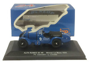 【送料無料】模型車　スポーツカー　ixo lm1934アルファロメオ8c9ルマン1934 143ixo lm1934 alfa romeo 8c 9 le mans winner 1934 143 scale