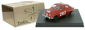【送料無料】模型車　スポーツカー　trofeu 1503サーブ96283モンテカルロ1963エリックカールソン143trofeu 1503 saab 96 283 winner monte carlo 1963 erik carlsson 143 scale