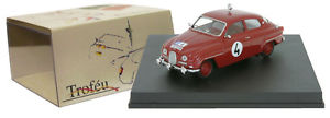 【送料無料】模型車 スポーツカー #ラリーエリックカールソンスケールtrofeu 1510 saab 96 4 winner rac rally 1962 erik carlsson 143 scale|hokushin
