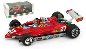 【送料無料】模型車 スポーツカー brumm r593chフェラーリ126c2ターボブラジルgp1982ギレスヴィルヌーヴ143brumm r593ch ferrari 126c2 turbo brazil gp 1982 gilles villeneuve 143 scal|hokushin