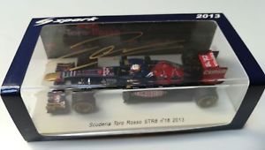 【送料無料】模型車　スポーツカー　スパークトロレッドジャンエリックモナコspark s3061 143 toro red str8 jean eric vergne 2013 signed at monaco fe 2017