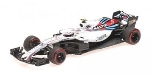 【送料無料】模型車　スポーツカー　ウィリアムズマルティーニ35 f1 2018セルゲイsirotkinwilliams martini racing 35 formula 1 2018 sergei sirotkin