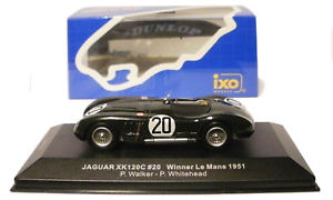 【送料無料】模型車　スポーツカー　ネットワークジャガー＃ルマンウォーカーホワイトヘッドスケールixo lm1951 jaguar xk120c 20 le mans winner 1951 walkerwhitehead 143 scale 21,735円