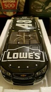 送料無料 製図車輌 スポーツカー ジミージョンソン サインロウデイトナテストカー14 Jimmie Johnson 48 Autographed Lowes Daytona Test Car 124th Ambatol Com Ec