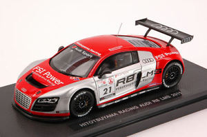 【送料無料】模型車　スポーツカー　アウディ＃ツレーシングモデルaudi r8 21 hitotsuyama racing lms 2011 143 model 44630 ebbro