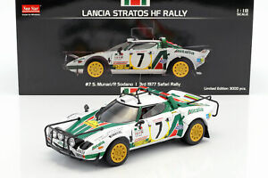 【送料無料】模型車　スポーツカー　ランチアstratos hf73サファリラリー1977ムナーリソダーノ118 sunstarlancia stratos hf rally 7 3rd safari rallye 1977 munari, sodano 118 sunstar
