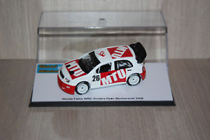【送料無料】模型車　スポーツカー　シュコダファビアskoda fabia wrc anders kjaer bjerkeracet 2008 143 e