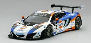 【送料無料】模型車　スポーツカー　マクラーレングアテマラユナイテッドオートマカオグランプリスケールmclaren 12c gt3 gulf united autosport macau gp 2013 true scale 143 tsm154319 mo