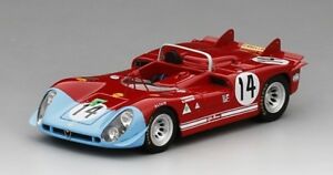【送料無料】模型車　スポーツカー　アルファロメオ＃タルガフローリオスケールメートルalfa romeo tipo 333 14 autodelta targa florio 1970 true scale 143 tsm154365 m
